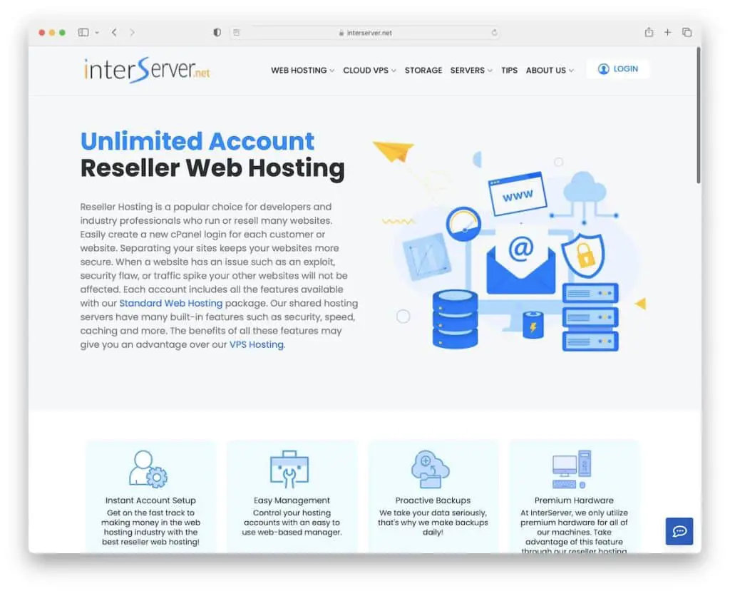 hosting reseller antarserver