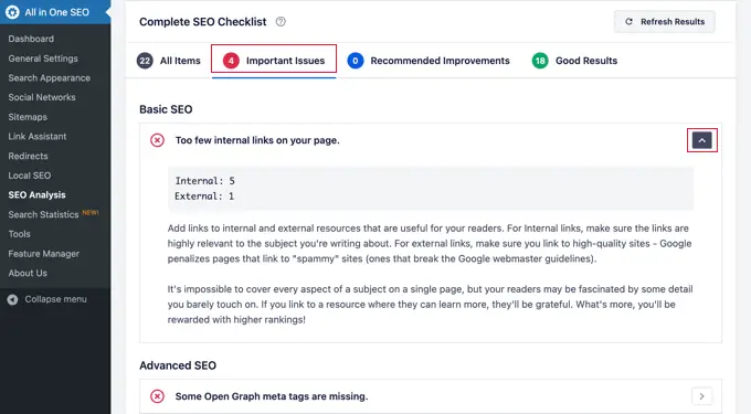 Fixing important SEO issues