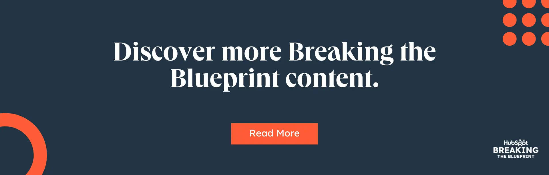 Cliquez sur le lien pour en savoir plus sur le contenu Breaking the Blueprint.