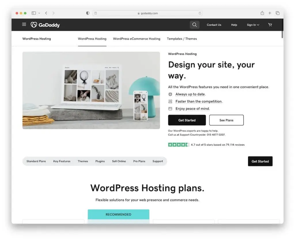 hosting wordpress godaddy di malaysia