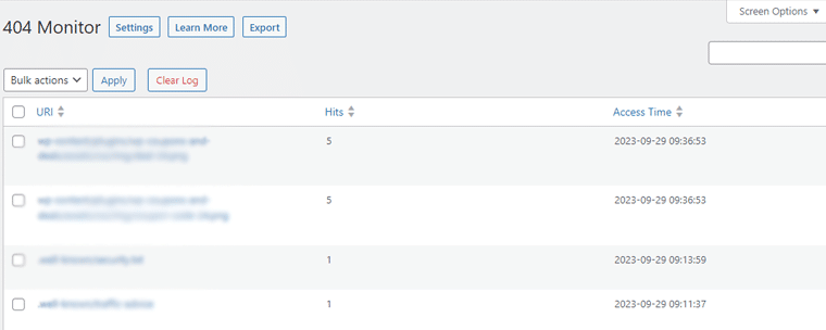 Módulo de monitor 404 de classificação matemática