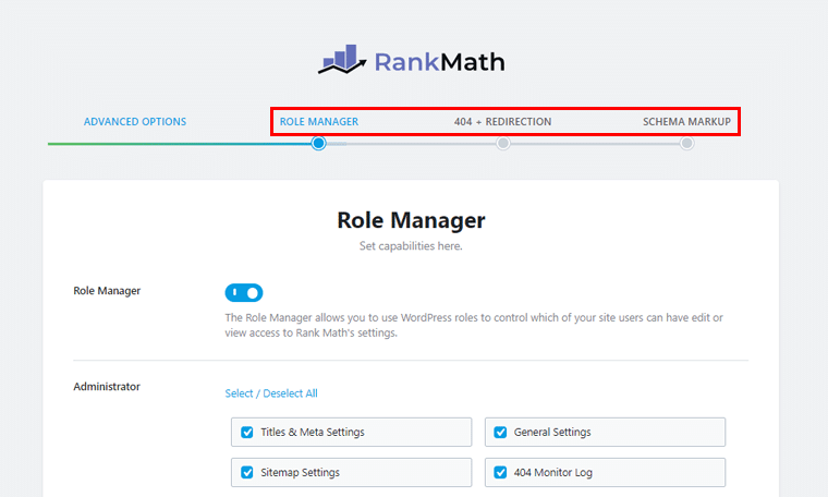 Pengaturan Opsi Lanjutan Matematika Peringkat