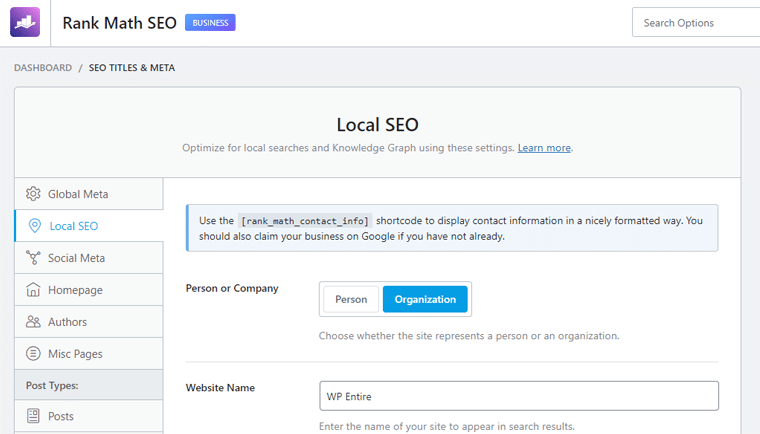 Optimización del SEO local