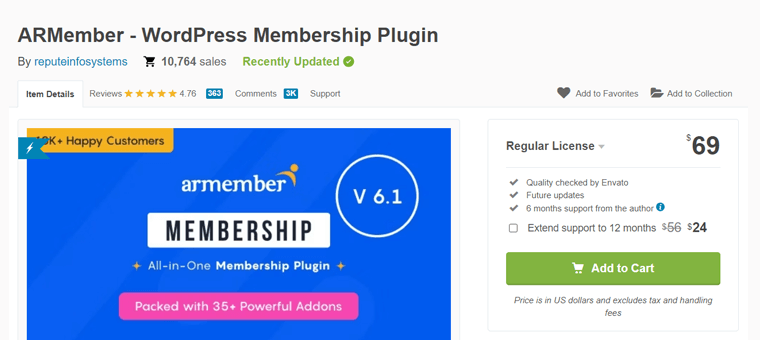 ARMember - Plug-in de site de membros