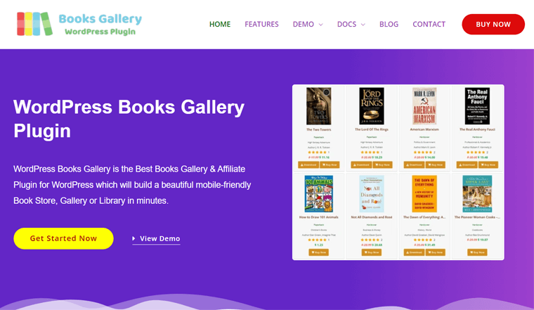 Galeria książek WordPress — wtyczka biblioteczna