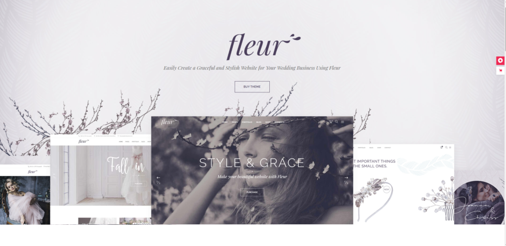 Thème WordPress Fleur