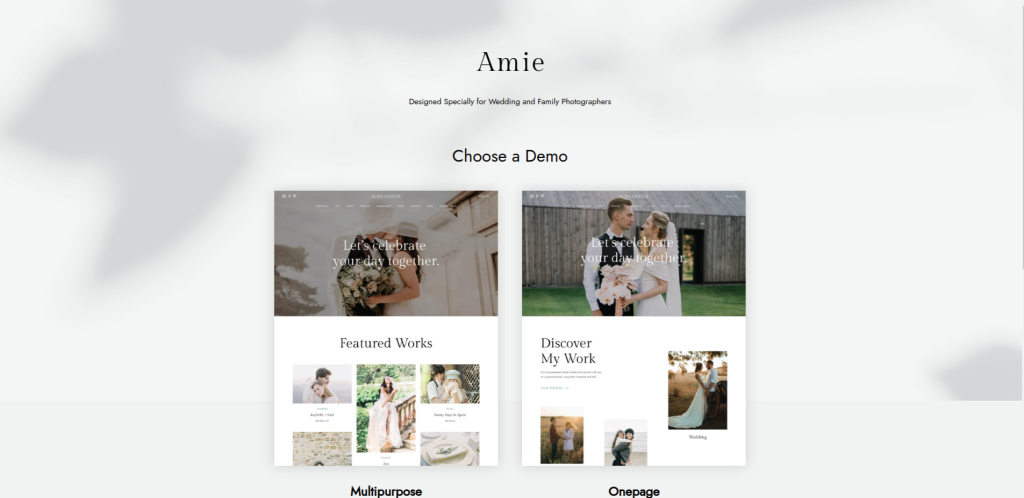 Thème WordPress Amie