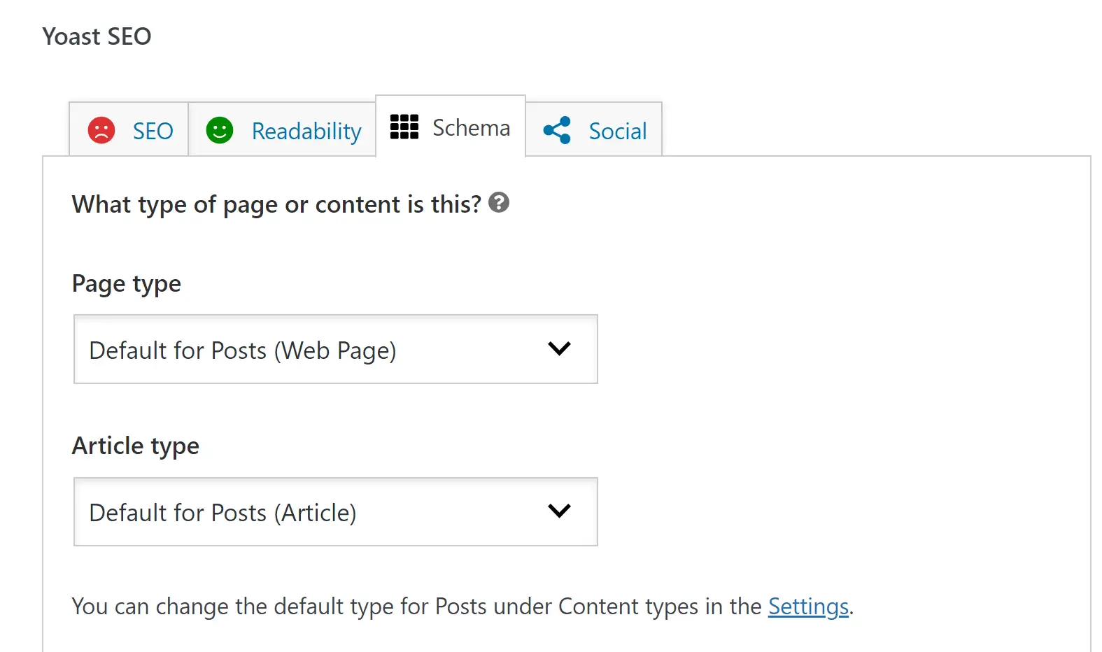 Yoast SEO を使用してスキーマ マークアップを追加します。