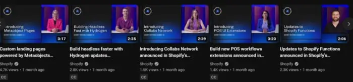 Shopify YouTube 缩略图示例