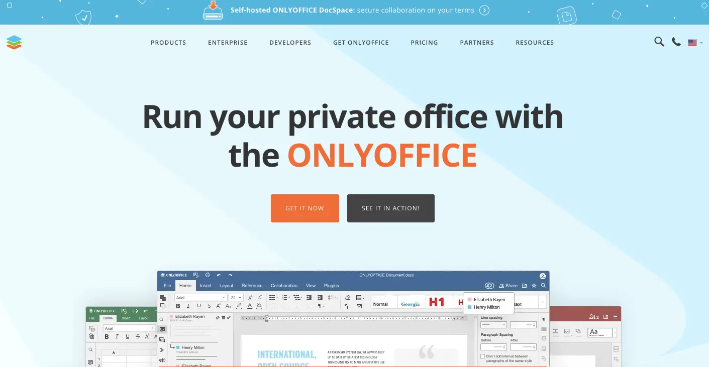 Only Office est une alternative complète à Microsoft Office.