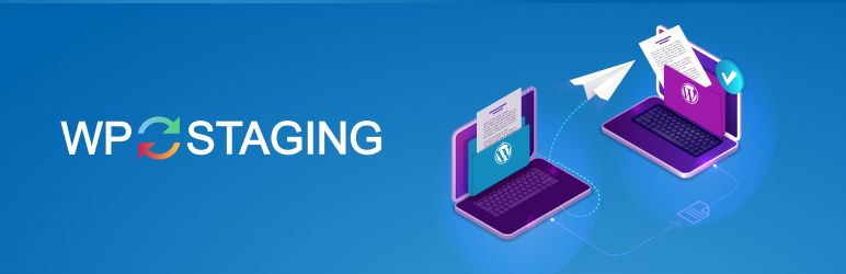 WP STAGING WordPress Backup Plugin – Banner de restauração de backup de migração