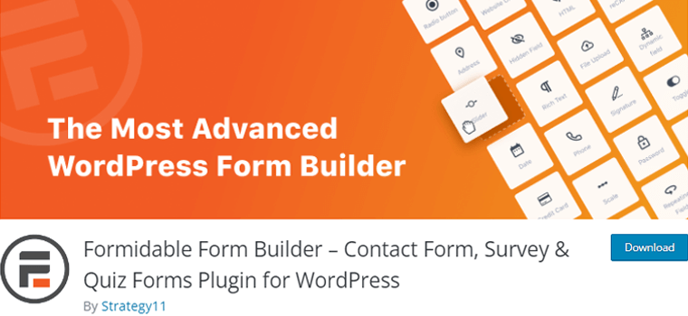 Плагин Formidable Form Builder