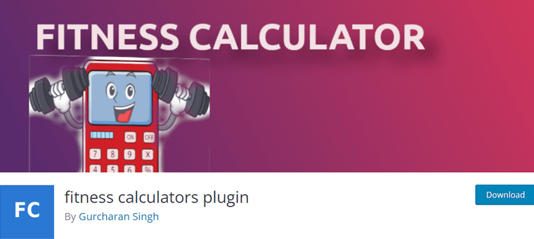 Plugin WordPress per calcolatori di fitness