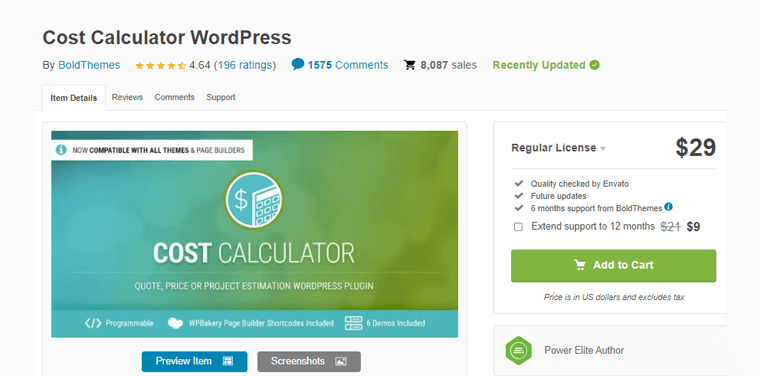 WordPress成本计算器-最佳WordPress计算器插件