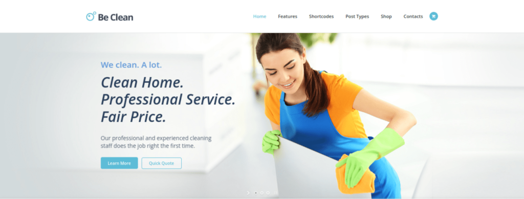 Be Clean WordPress-Theme