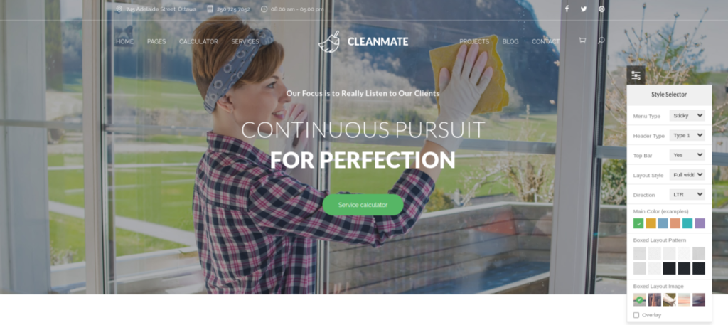 CleanMate WordPress-Theme