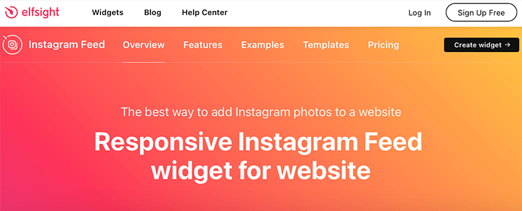 Feed Instagram di Elfsight