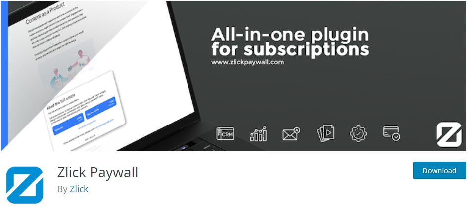 Zlick WordPress Paywall Plugin