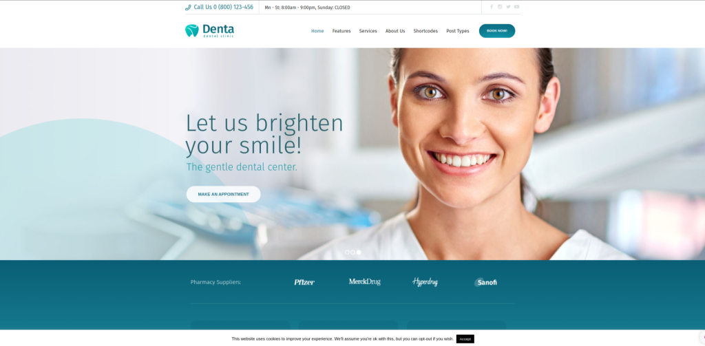 Denta Dental WordPress テーマ