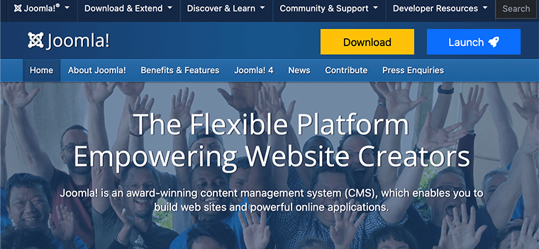 Joomla CMS-Plattform