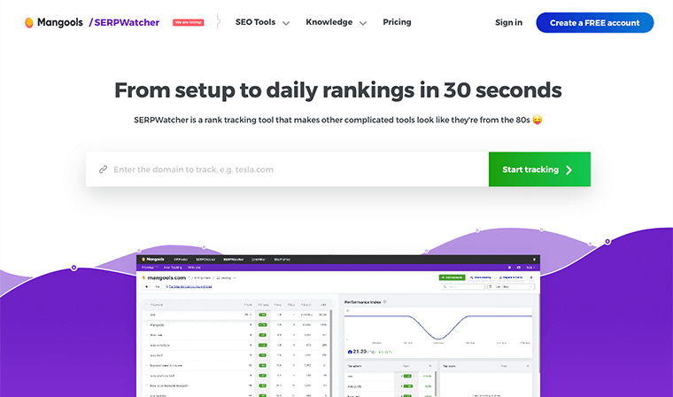 Mangools – 最高の SEO ランク追跡ソフトウェア