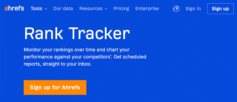 Ahrefs Rank Tracker – 最高のSEOランク追跡ソフトウェア