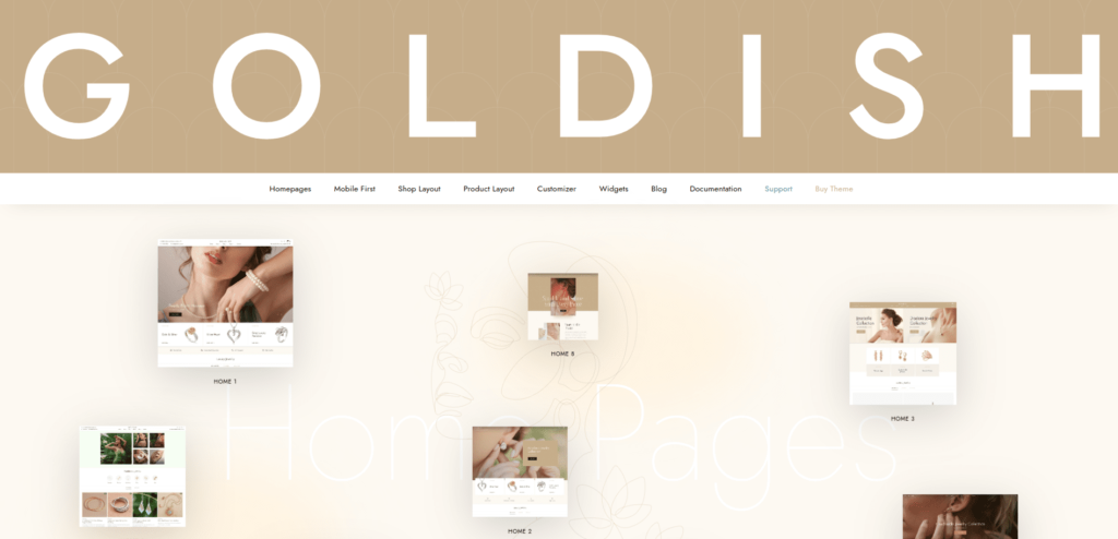 Tema dorado de WordPress