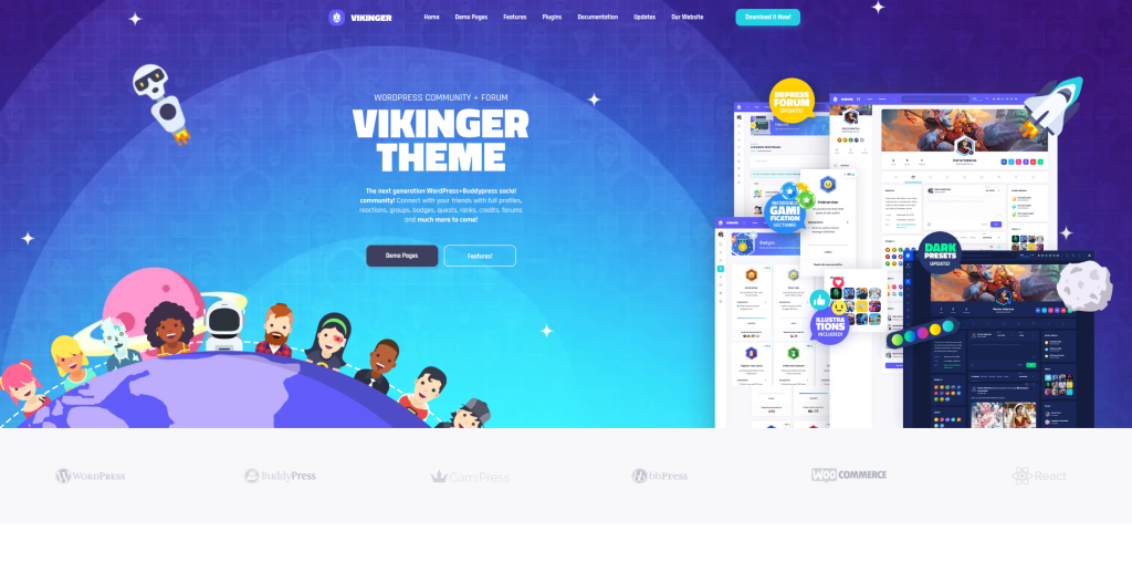 Tema WordPress Vikinger