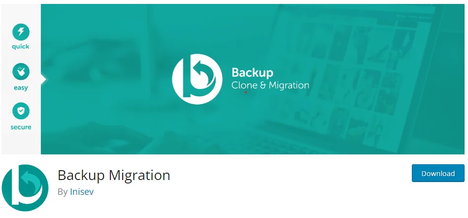 Plug-ins de migração de backup