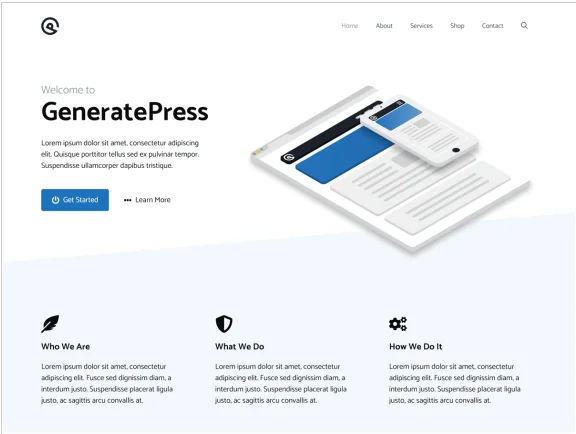 GeneratePress - 最高のレスポンシブ WordPress テーマ