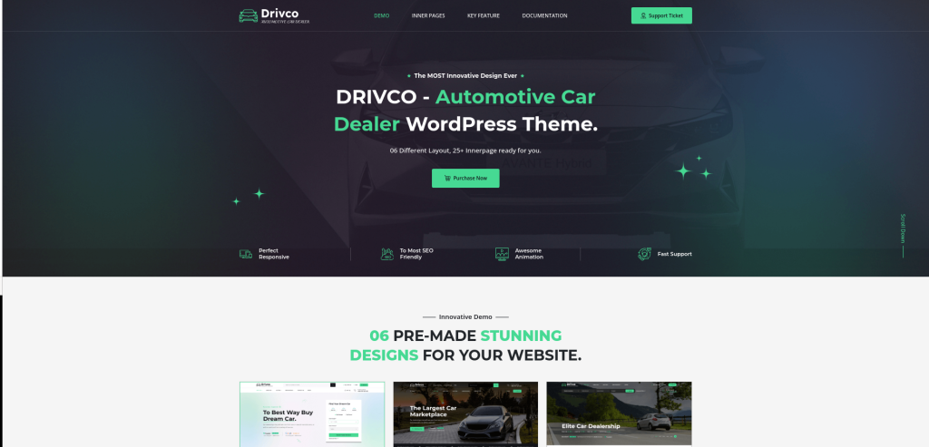 Tema de WordPress Drivco