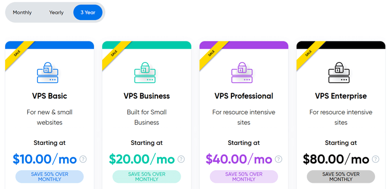 DreamHost VPS プラン