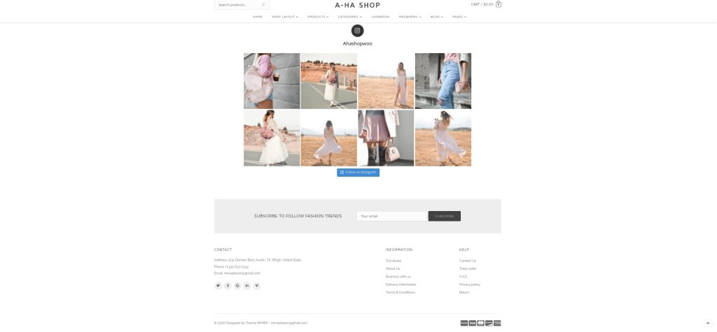 AhaShop 电子商务 WordPress 主题