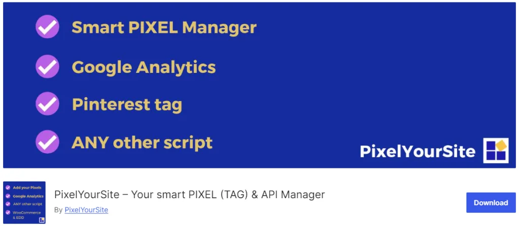 PixelYourSite | ปลั๊กอิน Google Analytics