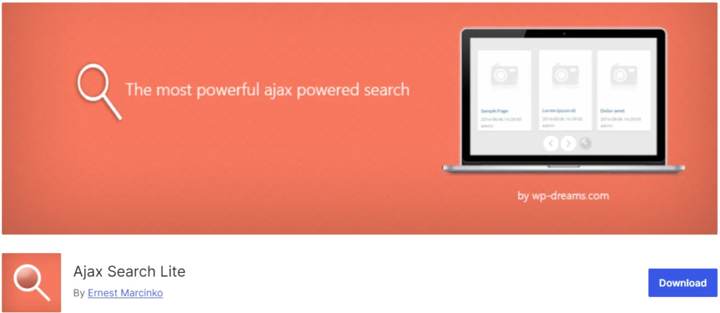 Ajax Search Lite |  Pluginuri de căutare WordPress
