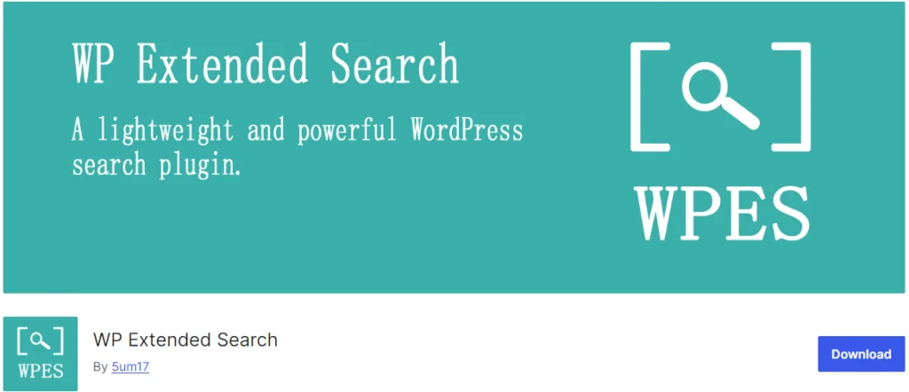 Recherche étendue WP |  Plugins de recherche WordPress