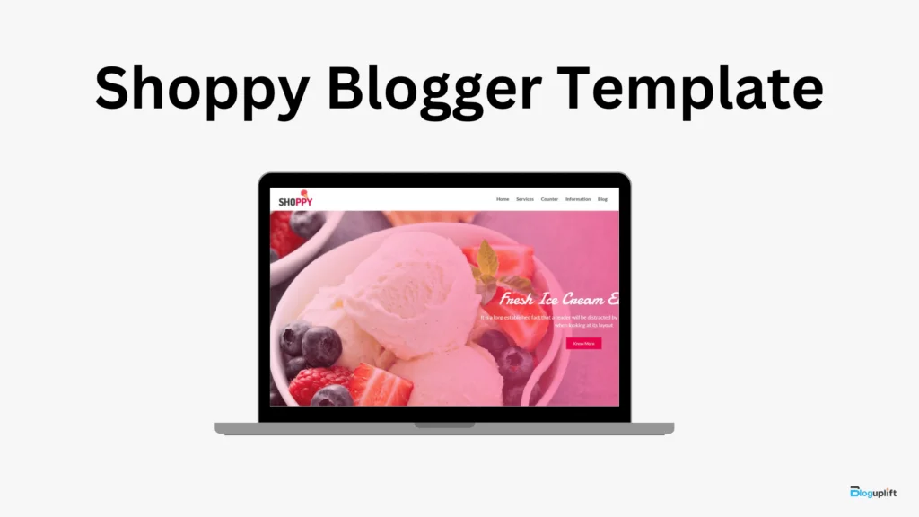 เทมเพลต Blogger ของ Shoppy