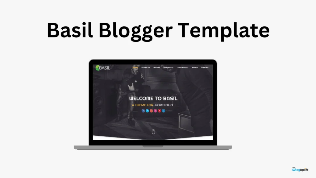 เทมเพลต Blogger ของ Basil