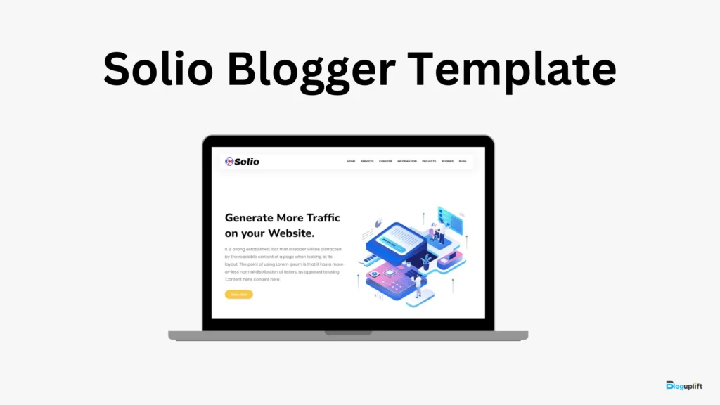 Modello per blogger Solio