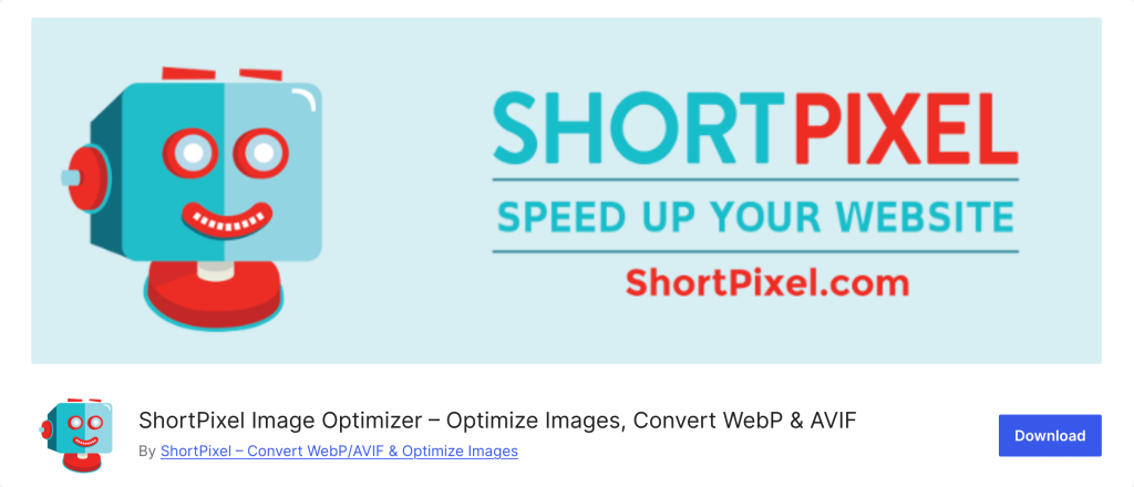 Pengoptimal Gambar ShortPixel