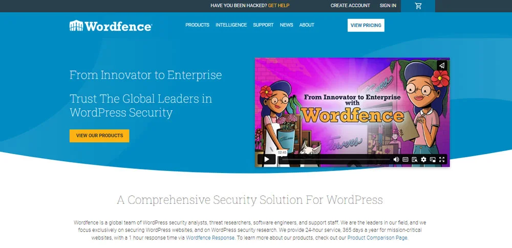 Meilleurs plugins WordPress – WordFence Security