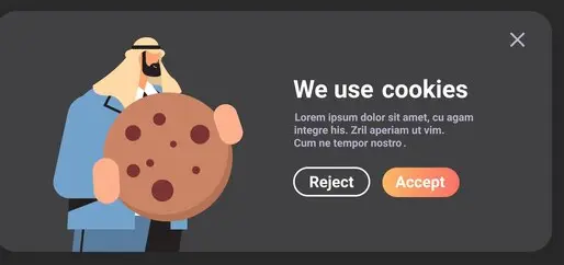 Баннер согласия на использование файлов cookie