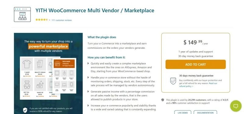 Sì | WooCommerce multivenditore