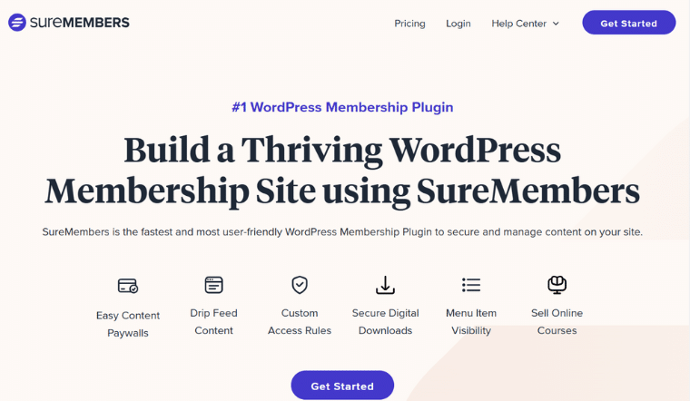 SureMembers Melhor Plugin de Associação WordPress