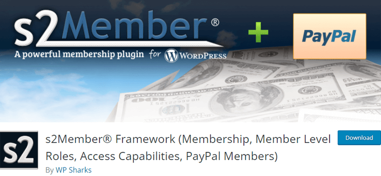 Plug-in s2Member-WordPress para site de membros