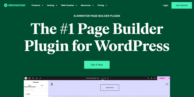 Compatibilidade do Elementor Page Builder sobre como escolher um tema WordPress