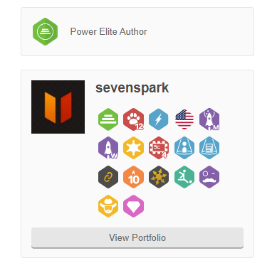 Sevenspark-Plugin-Autorenportfolio bei CodeCanyon