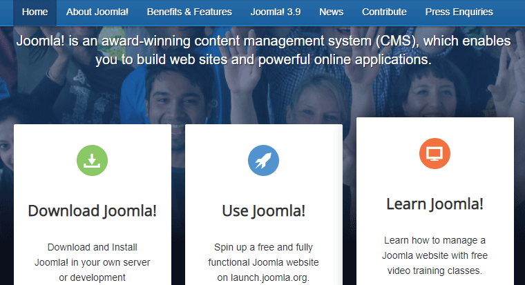 Joomla の CM