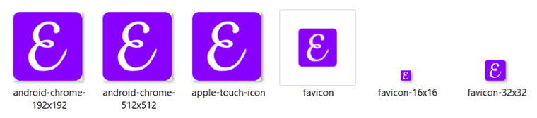 ไอคอน Favicon.io