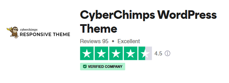 Trustpilot でのレビュー - Cyber​​chimps レスポンシブ テーマ